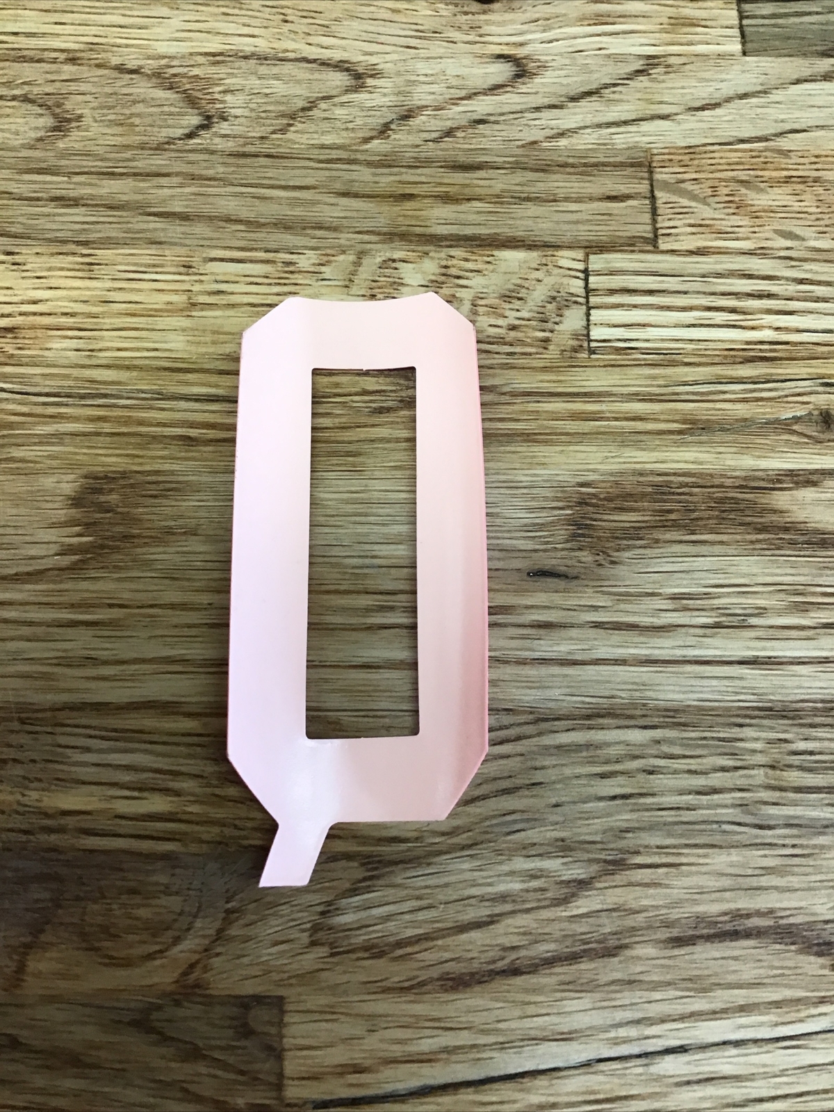 Firefighter / EMT Turnout Coat Reflective Iron-On Letter “Q” Orange/Red D-6