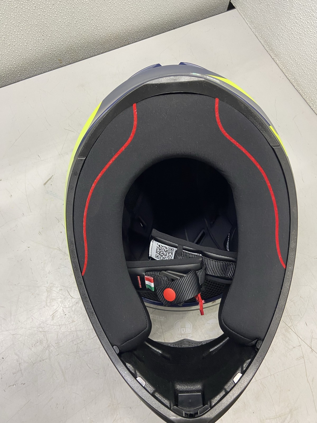 AGV K1-S Soleluna 2018 Motorcycle Helmet Large Blue/Yellow 50473033