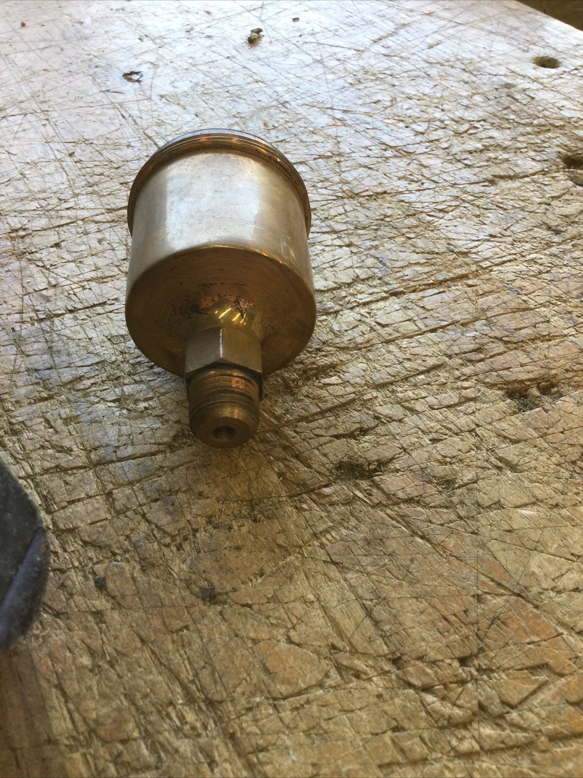 1 Vintage LUNKENHEIMER MfG.CIN OH IDEAL No 1 BRASS GREASE CUP HIT & MISS