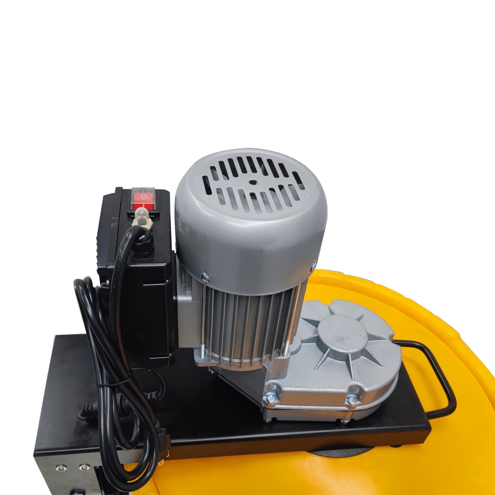 2.3 cu.ft Electric Bucket Mixer Mortar Epoxy Plaster Mixing Machine w/Wheel 375W