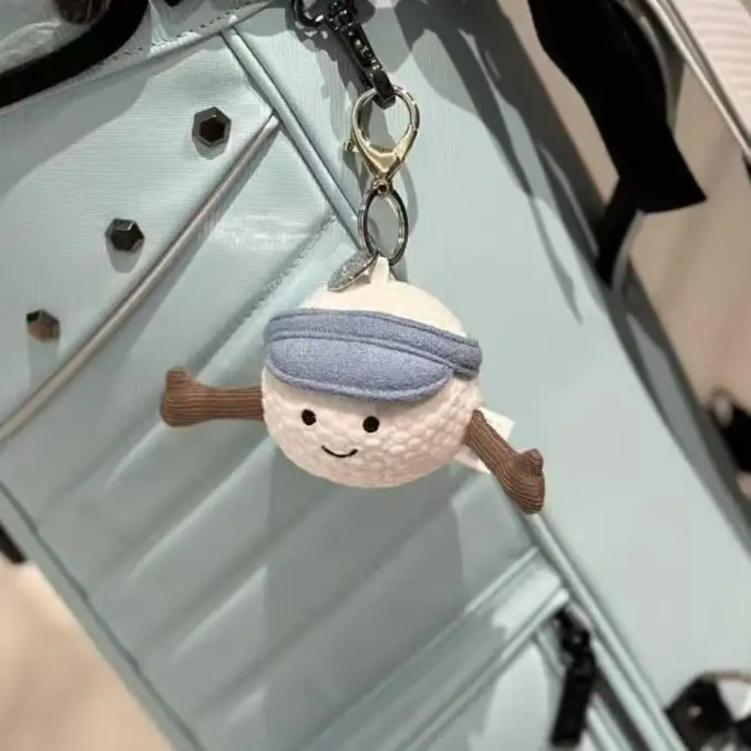 Jellycat Inspired Golf ball Charm Clip NWT Best Gift For Kids Birthday Gift
