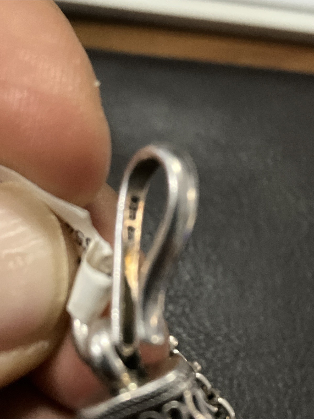 925 Sterling Silver Vintage Antique Finish Bracelet 42.7 Grams 7.6 Inches