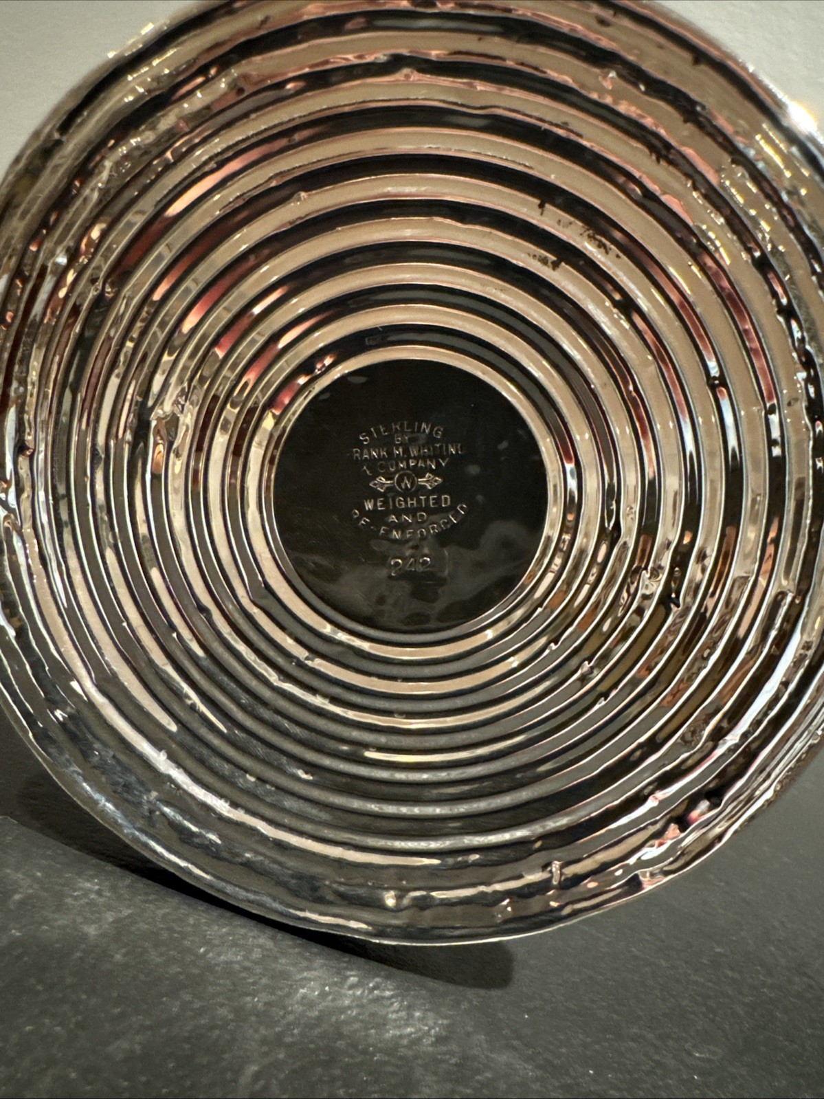 Frank Whiting Sterling Silver 3-Lite Candelabra 10” Vintage