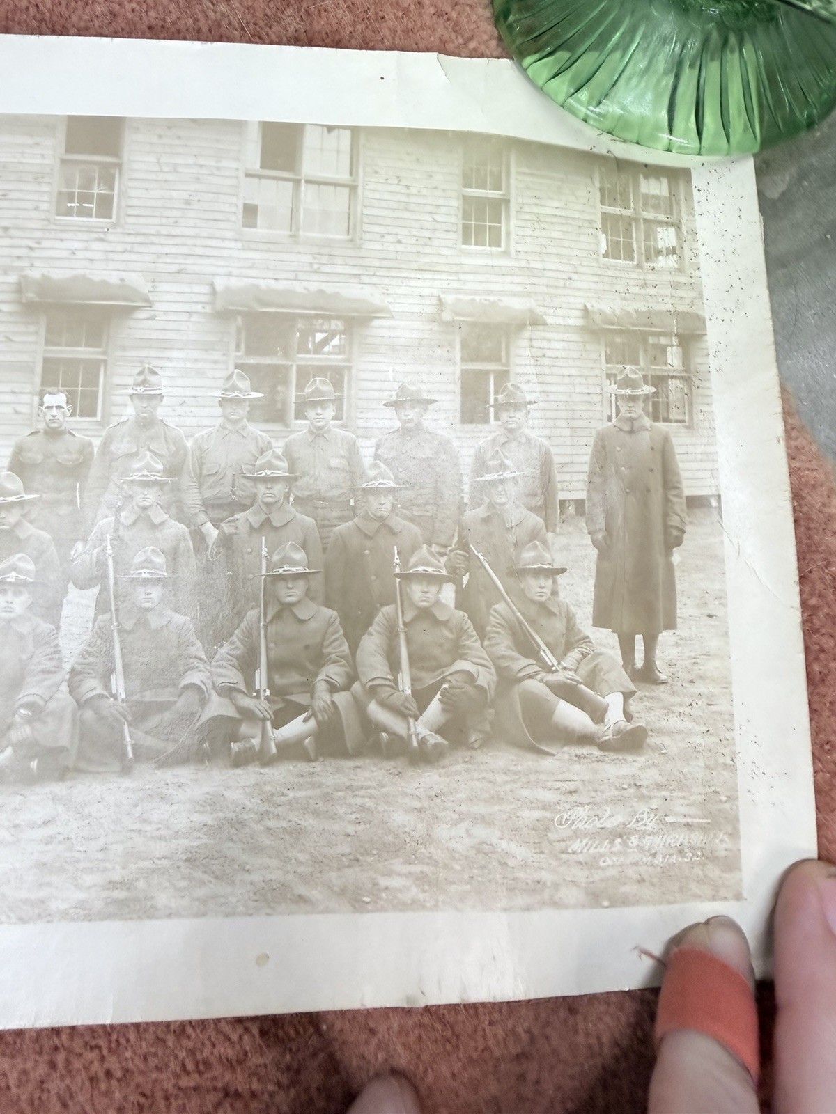 WWI 324th Infantry Regiment Camp Jackson SC Panoramic Photo 22x8