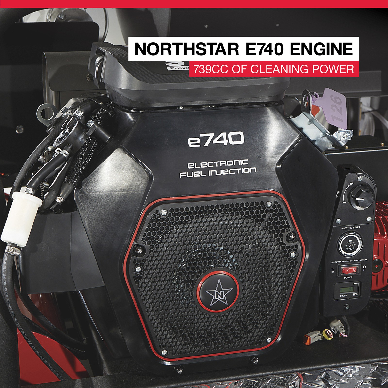 NorthStar Hot Water Commercial Pressure Washer Trailer with 2 Wands, 4000 PSI,