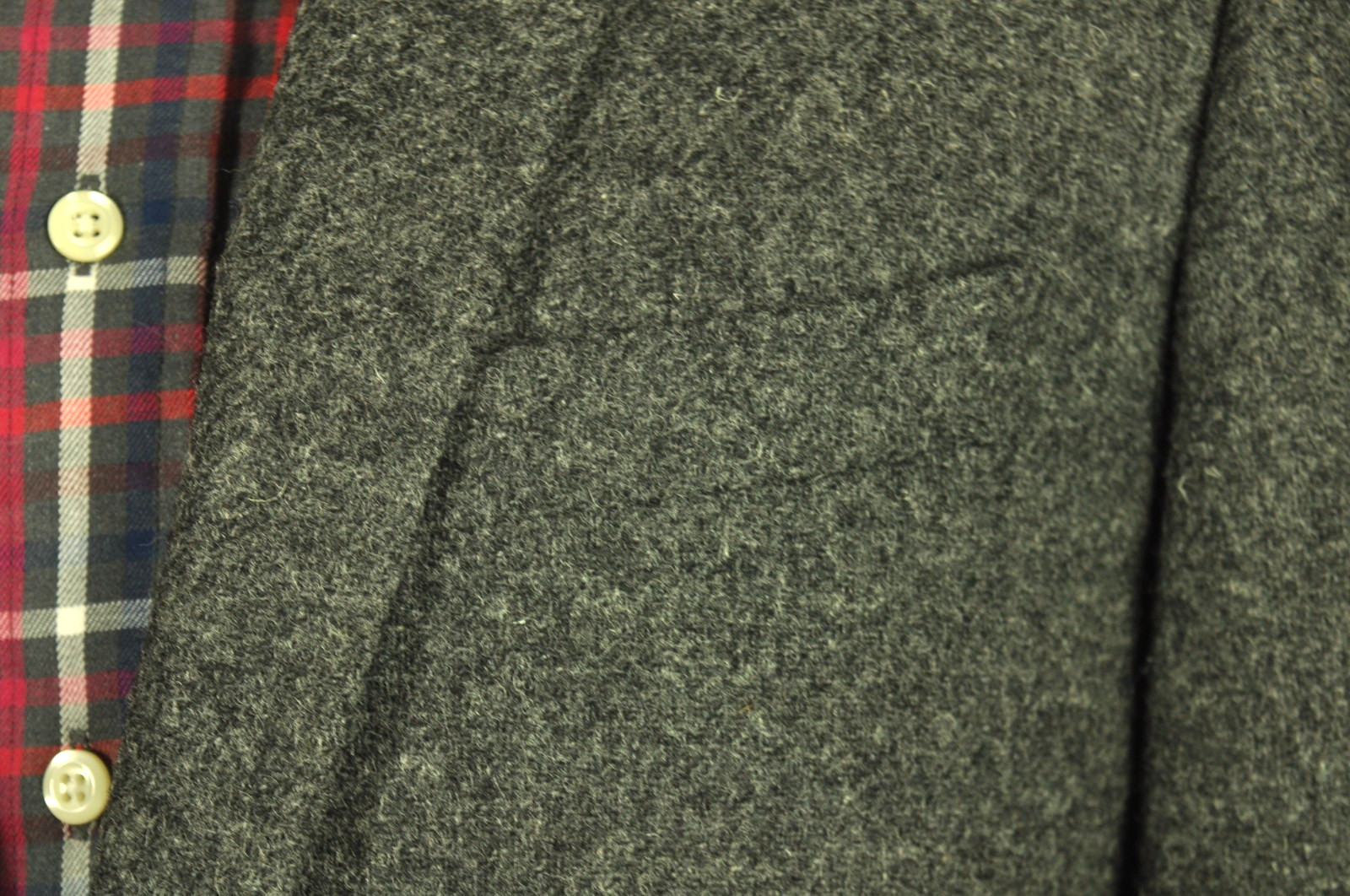 J. Crew Ludlow Moon British Wool Tweed Charcoal Gray Sport Coat 40 Long