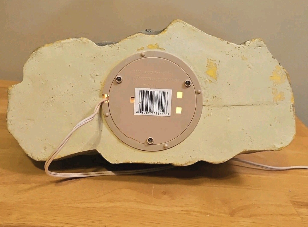 Vintage 2003 Blowmold Jakks Pacific Lighted Indoor Outdoor Halloween Rock Face