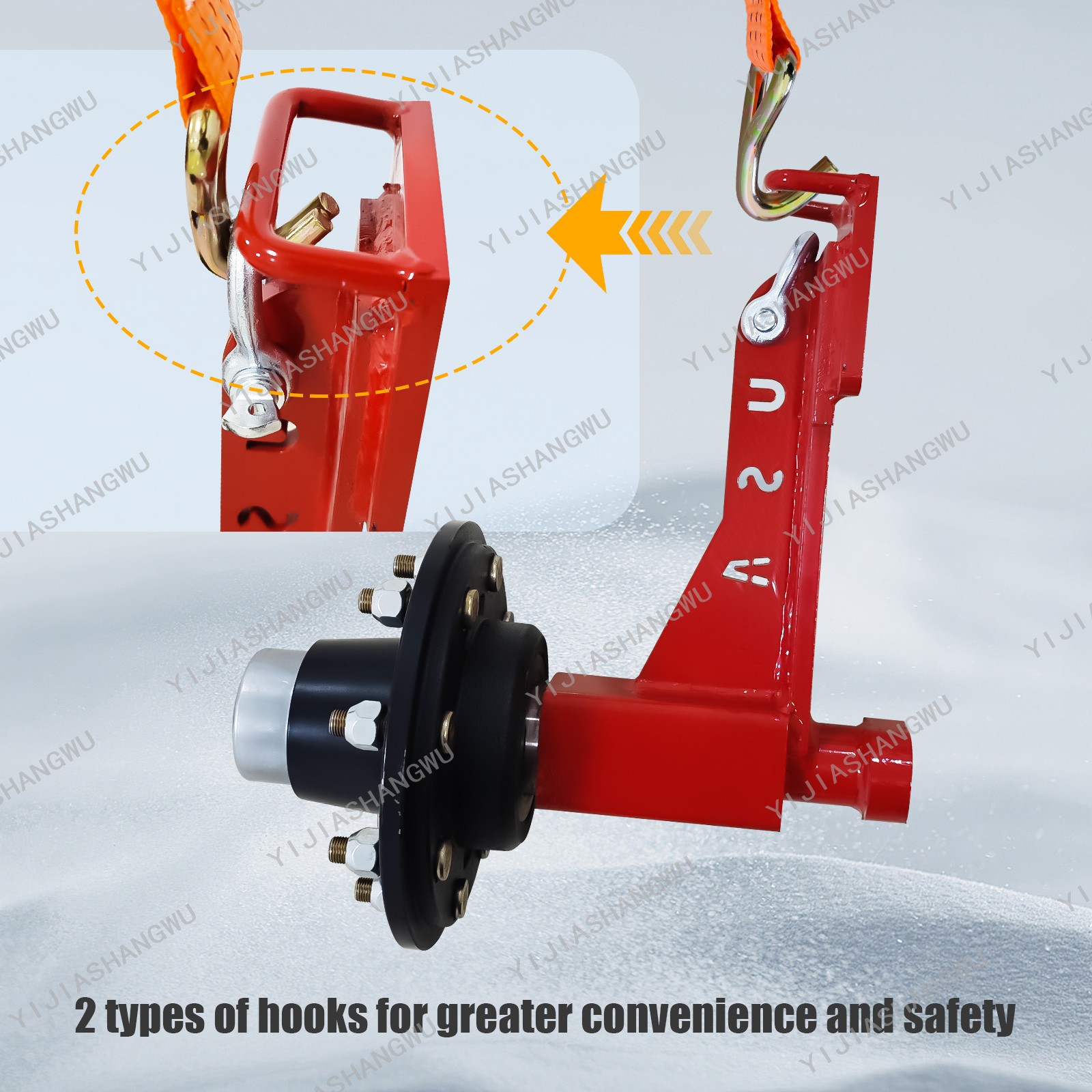 New upgrade Superior Shipping Container Wheels ，8x6.5 Lug ，container accessories