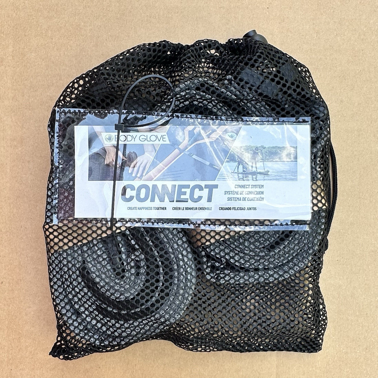 Body Glove Connect Straps System, Connects 2 SUP Stand Up Paddle Boards Together