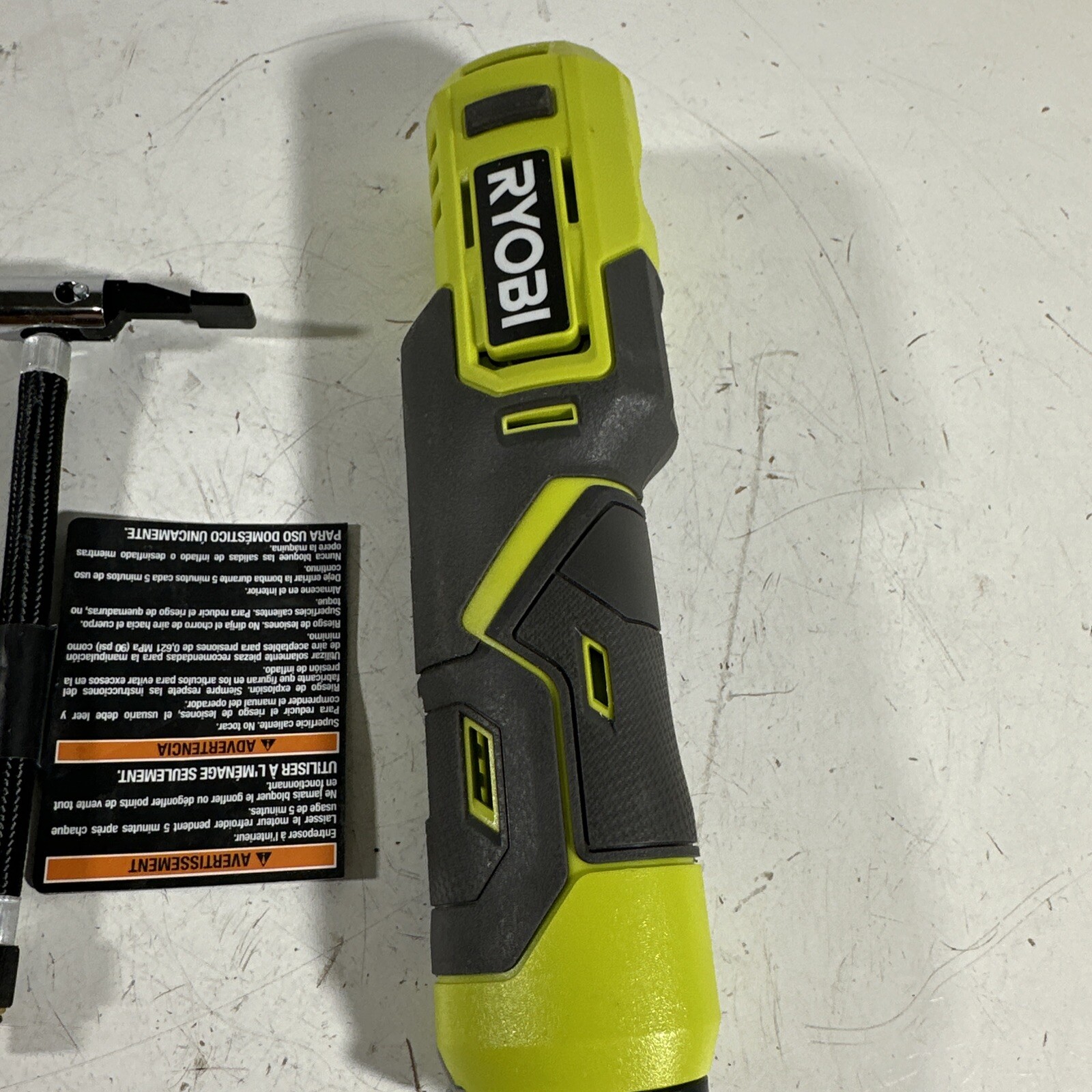 Ryobi fvif51k HIGH PRESSURE INFLATOR No Battery
