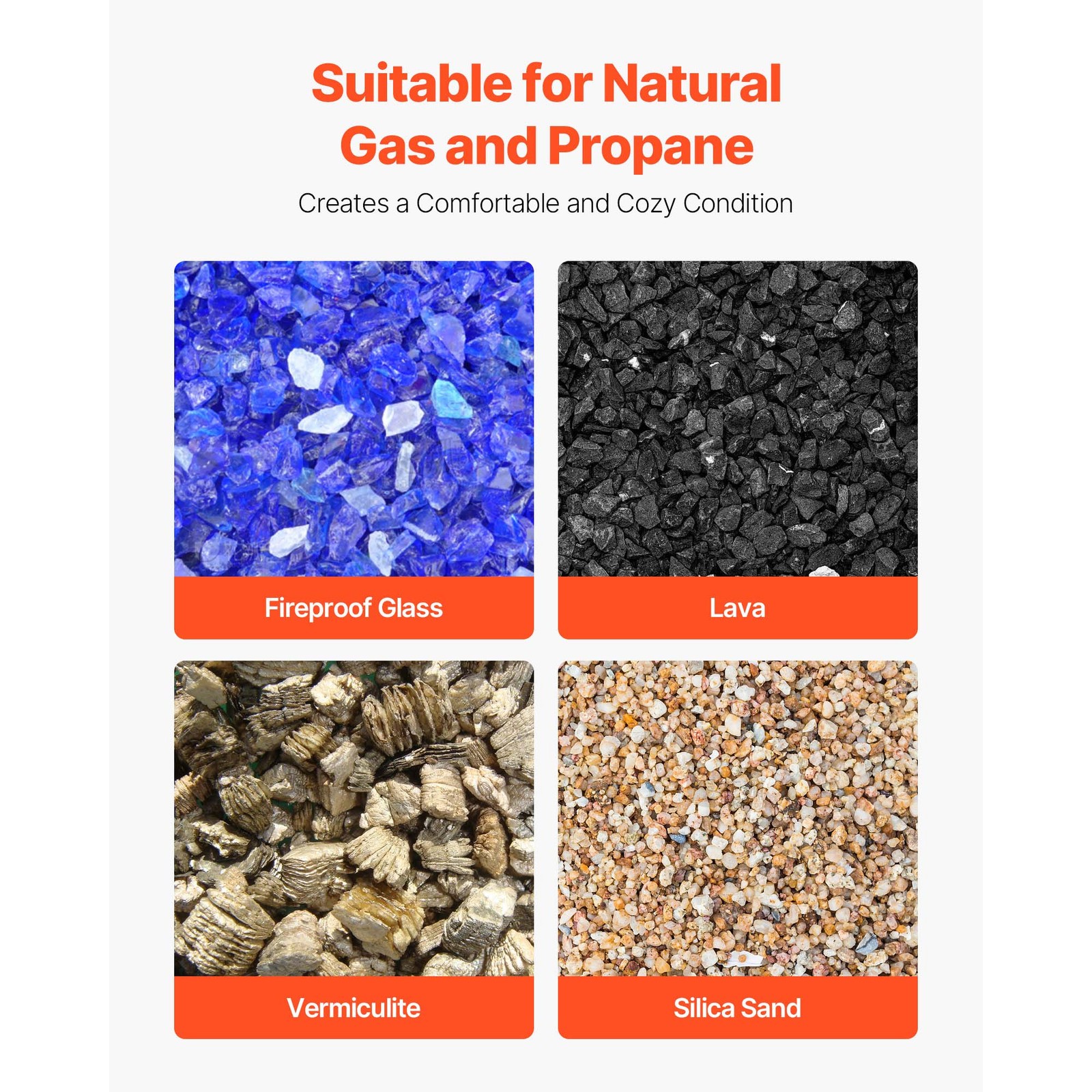 2-3 Inch 30 Pcs Ceramic Fire Pebble Stones Lava Rocks Reusable