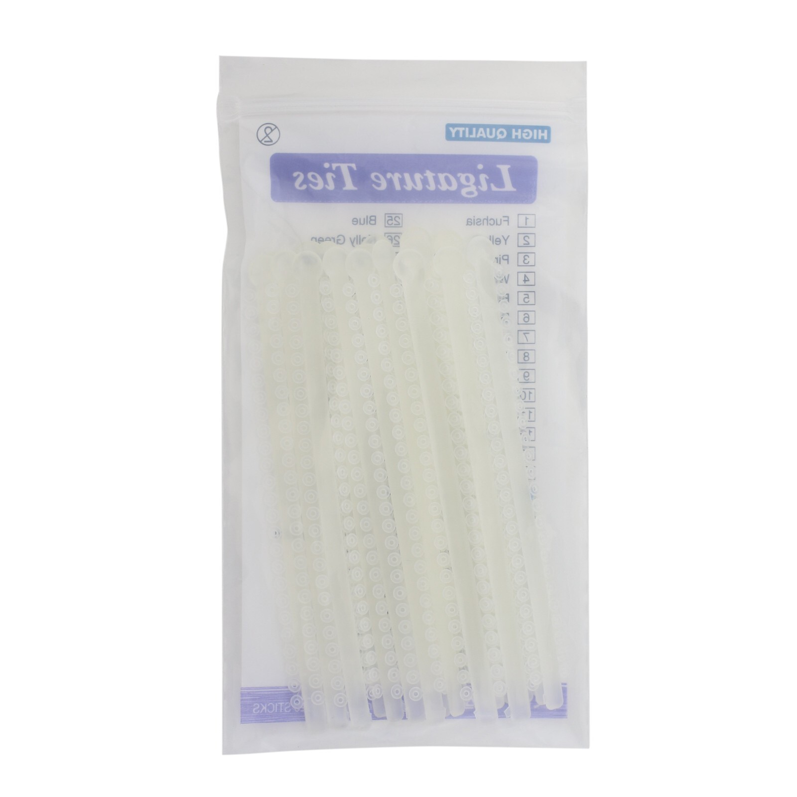 USA Orthodontic Elastics Ligature Ties Rubber Bands for Braces Color Black Grey