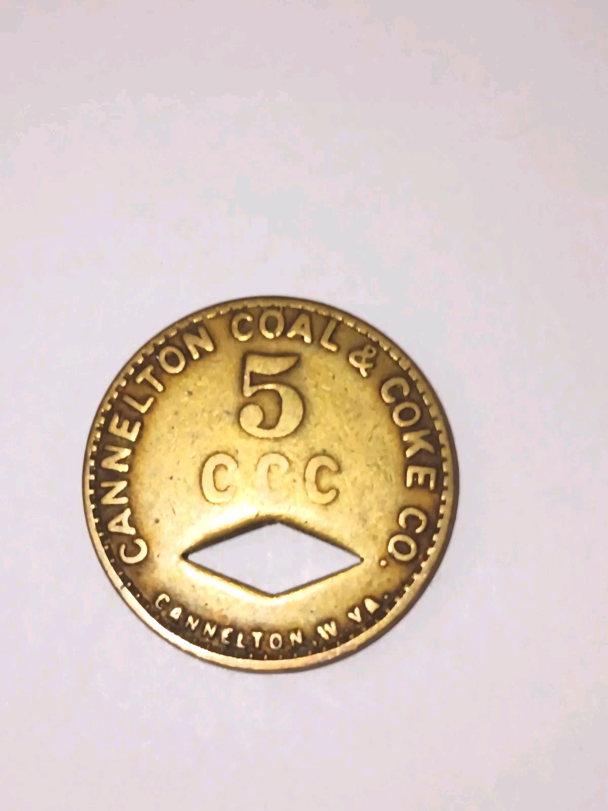 Vintage Wva Coal Script Tokens / Coins Money