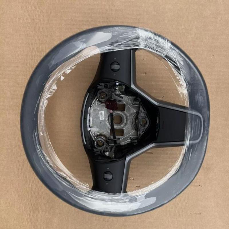 Fits Tesla Model 3 Y Driver Heated Leather Steering Wheel #1490214-00-B