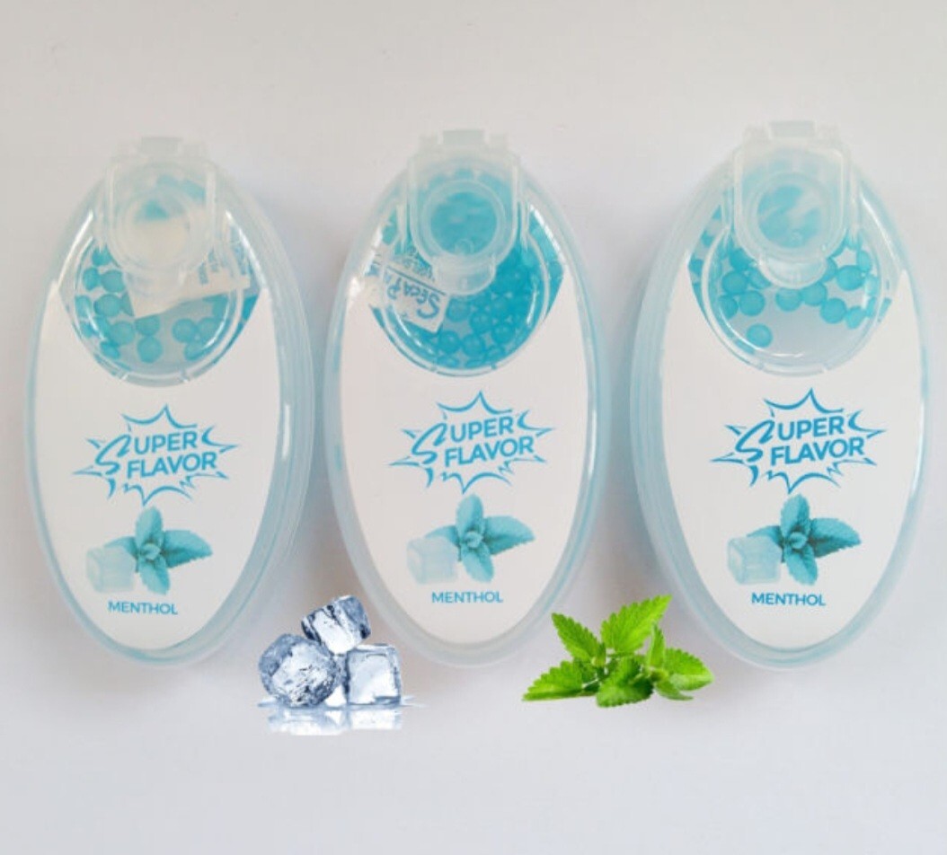 Cigarette Crush Beads Menthol Capsule (3 PACKS)