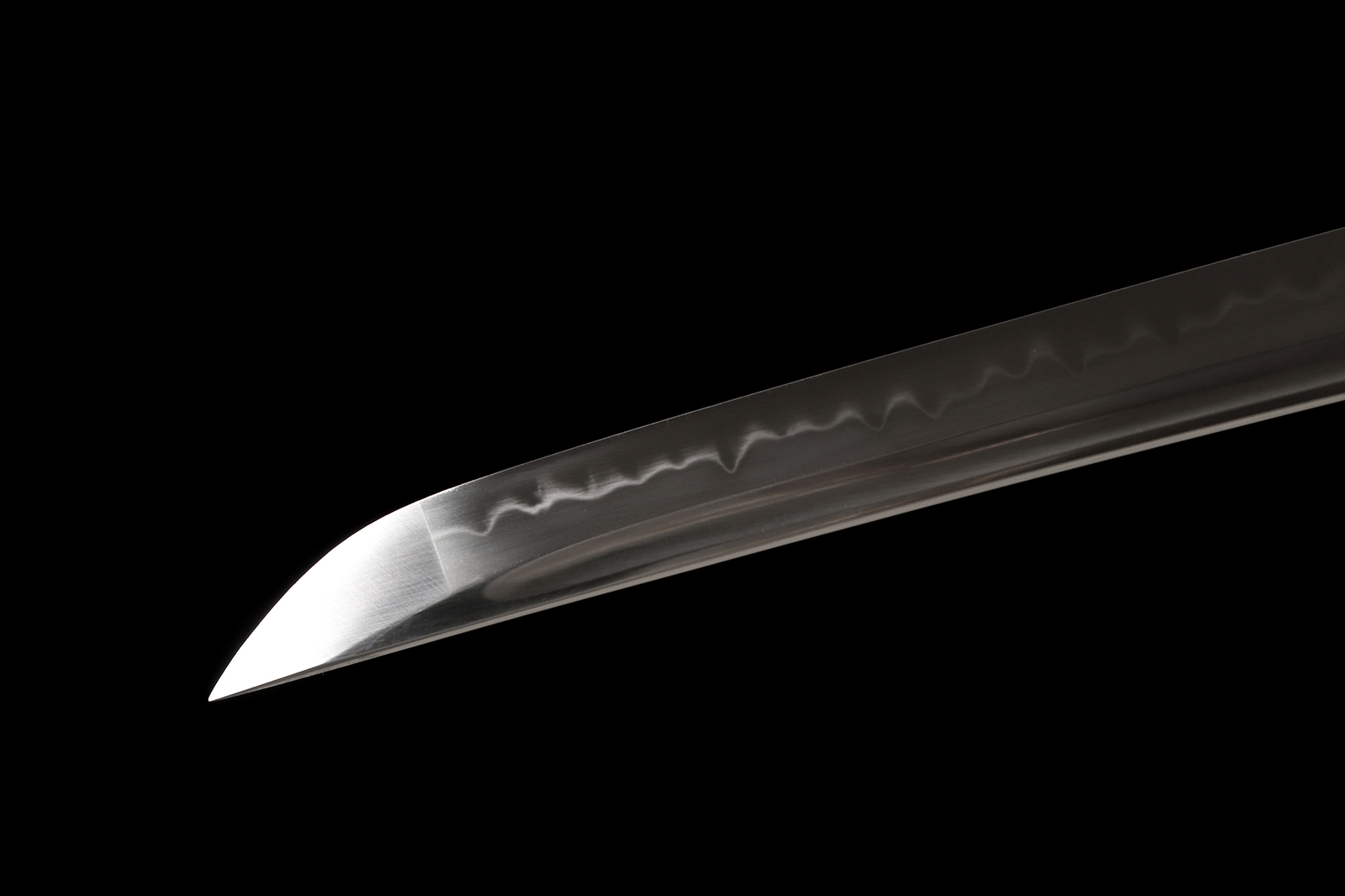 T10 Steel Clay Tempered Real Hamon Katana Japanese Samurai Sword Full Tang Sharp