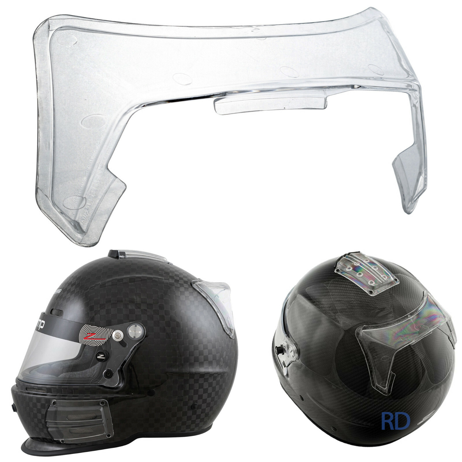 ZAMP - RZ Clear Spoilers - Chin and Rear Spoilers - Standard / Youth Sizes