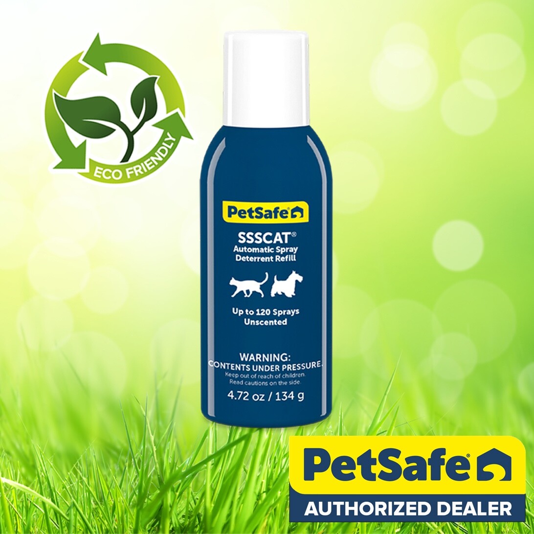 PetSafe Can Spray Refill SSSCat PPD00-17791  Pet Cat Deterrent Up to 120 Sprays