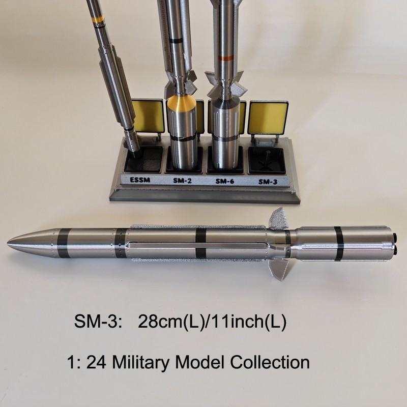 1:24 USN Full Set Standard Missile Military Model ESSM SM-2 SM-3 SM-6 3D Printed