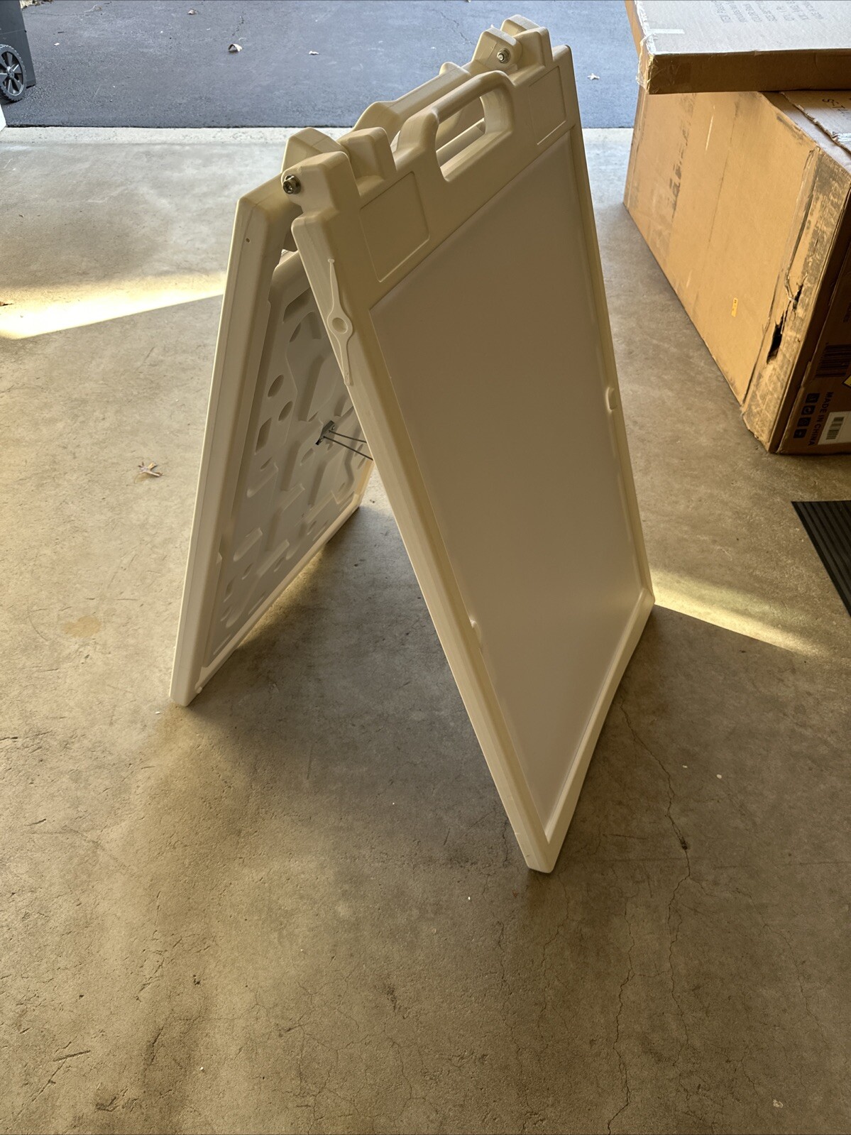 A-frame 24x36 Aframe Sidewalk Sign Sandwich Board Deluxe Signicade Quality