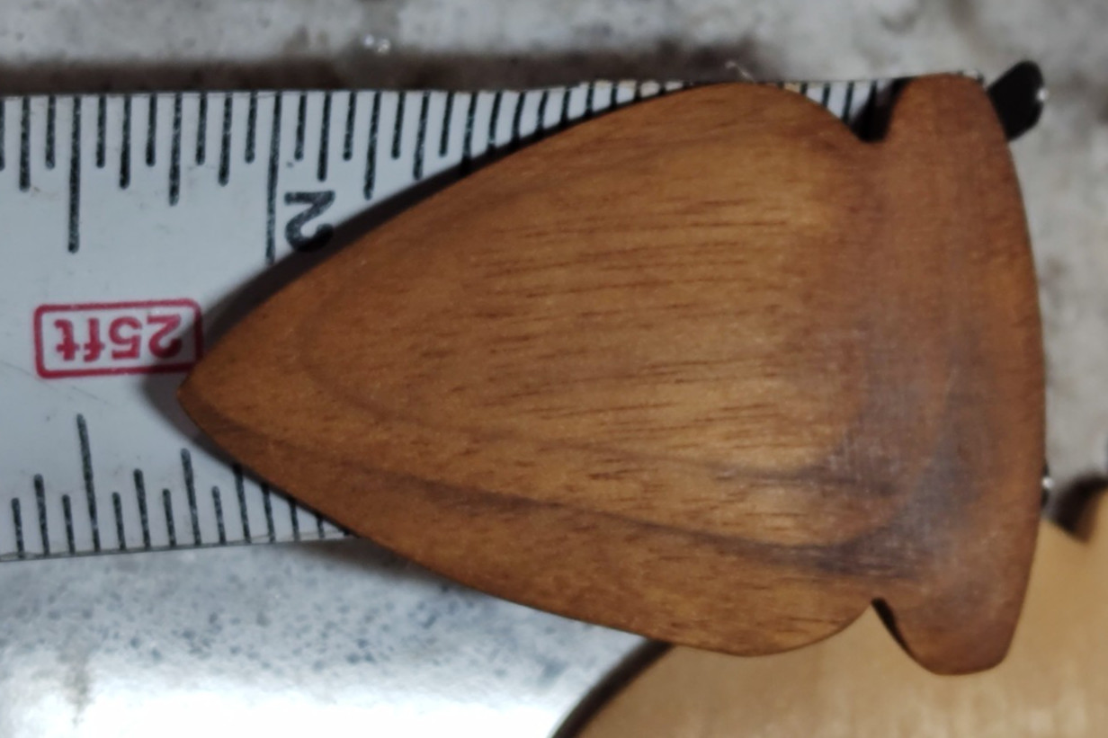 3 NATIVE AMERICAN STYLE ARROWHEAD - MADE IN THE USA OUT OF WOOD - 2 INCH LONG