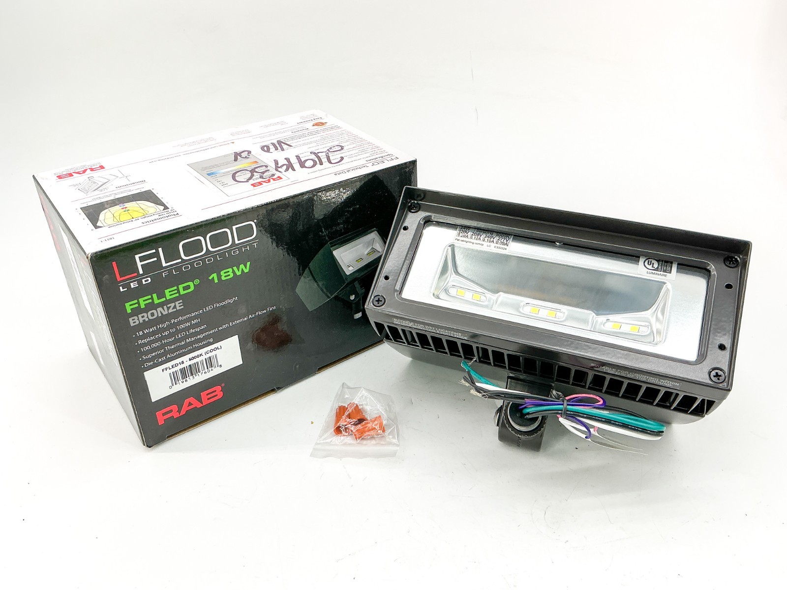 New Rab FFLED18 18W LED Flood Light