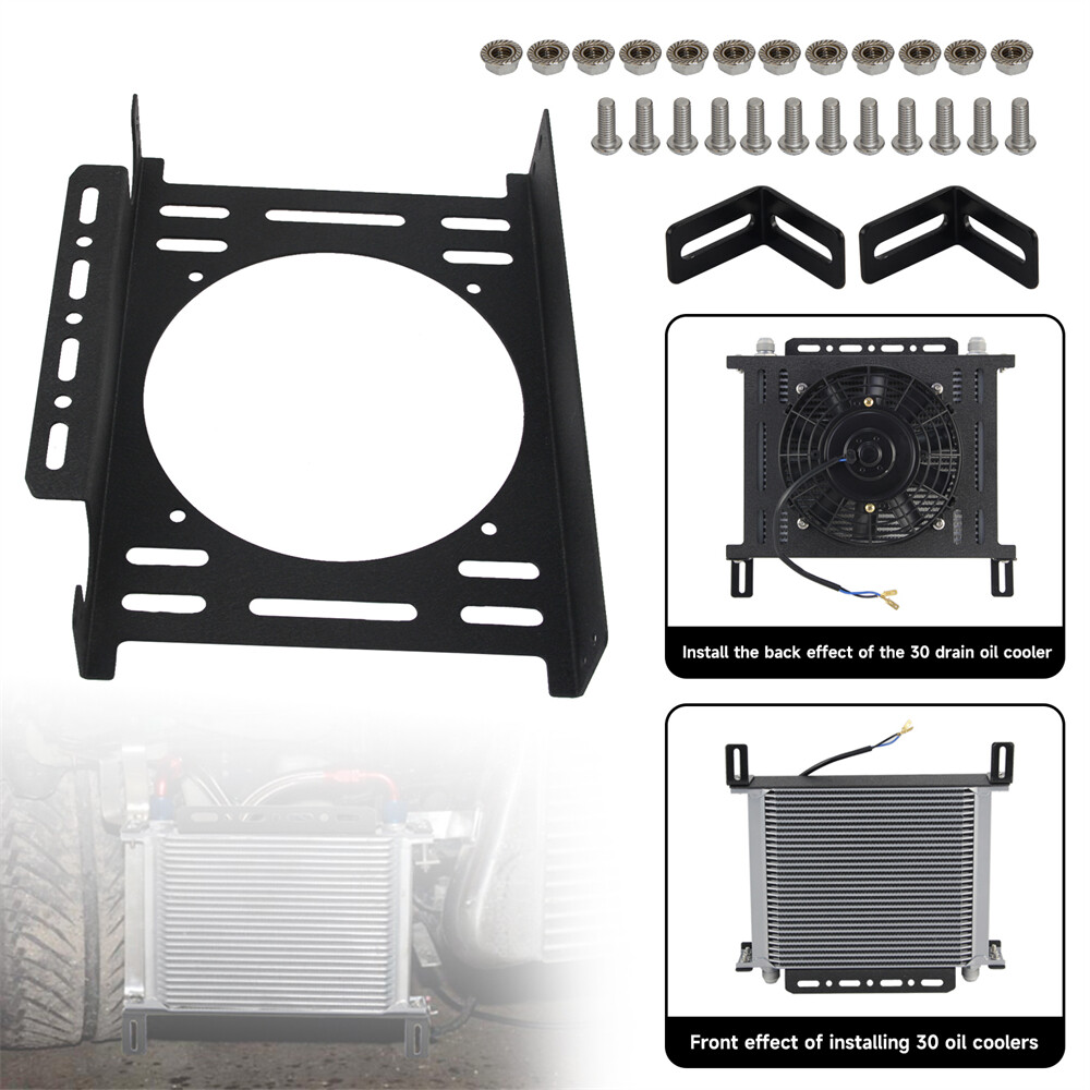 Universal Oil Cooler 30 Row Mounting Bracket Kit Transmission Engine MOCAL