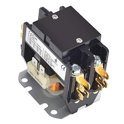 2 Pole Air Conditioner Contactor 30 Amp 120V Coil,Condenser 2P 30A 120V