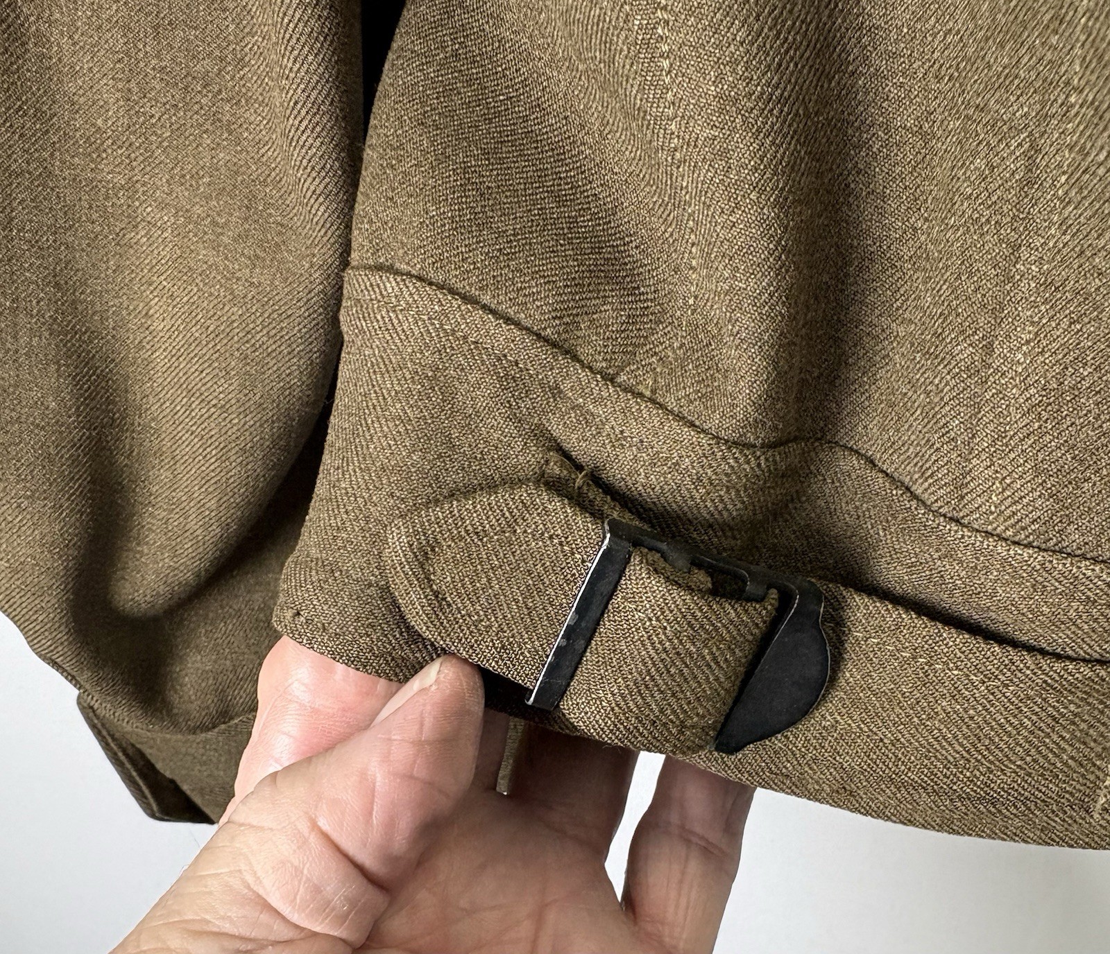 Named WWII 1944 Dated US Army Wool Ike Jacket 36S Original Manly Coats