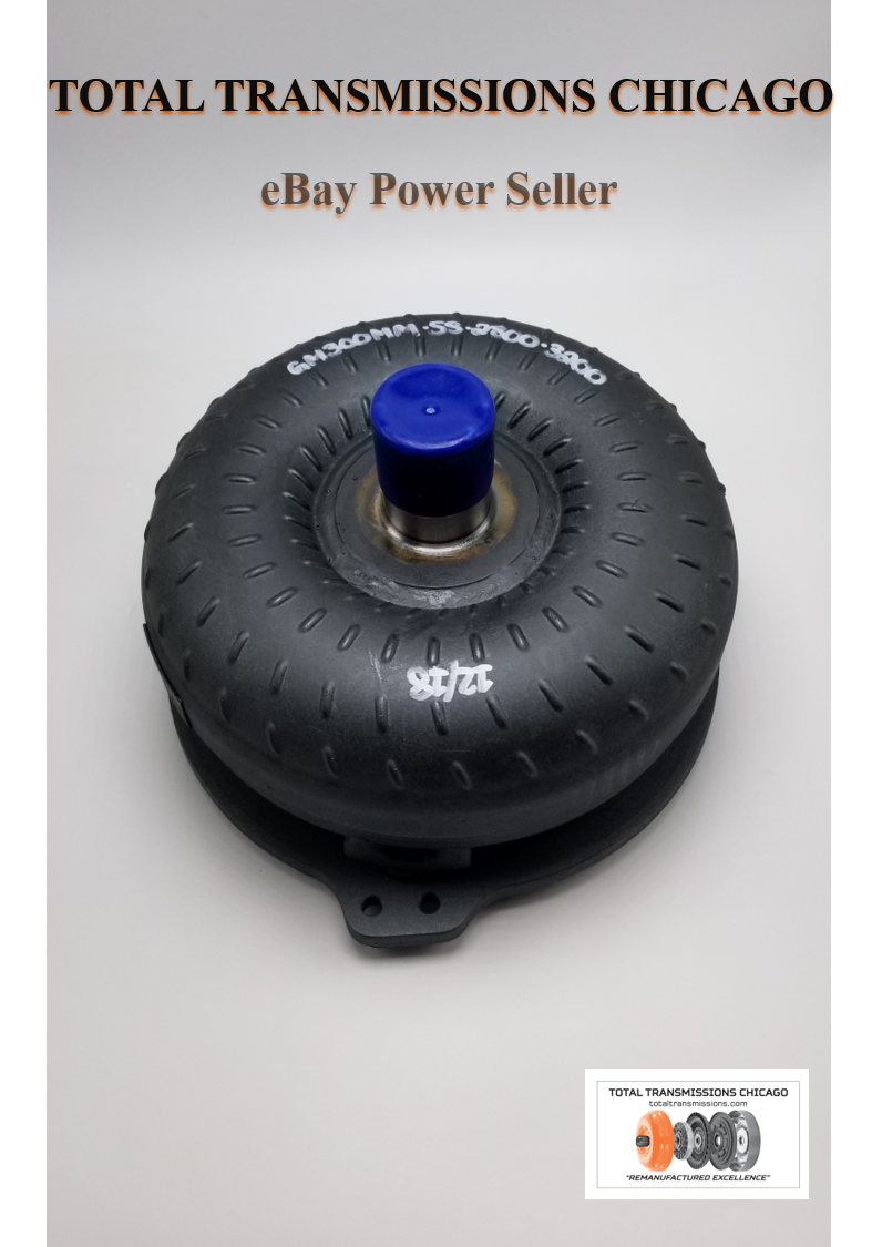 4L60E 4L65E LS1 TORQUE CONVERTER 2200-2500 STALL 10" 300MM 1 YEAR WARRANTY