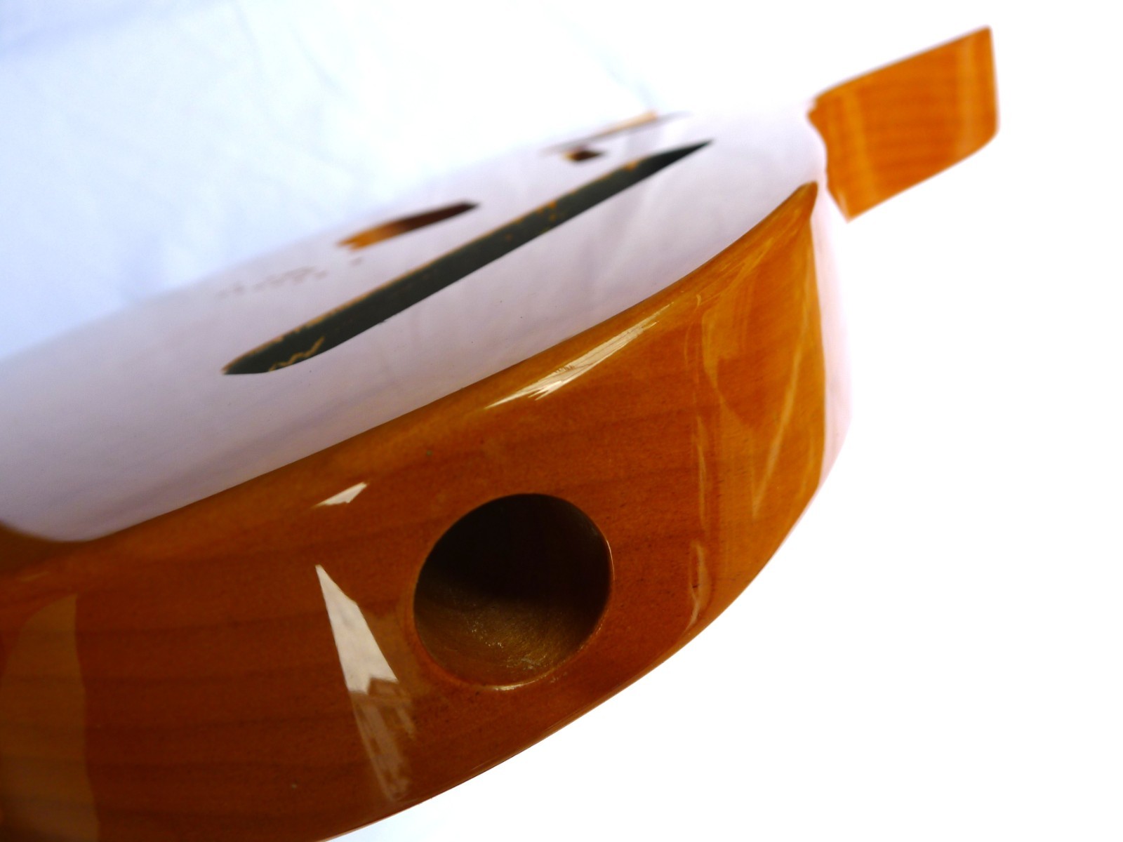 Tele Body 2 pcs Centre Joined North American Alder Trans Yellow Nitro ≦ 4.8Lbs