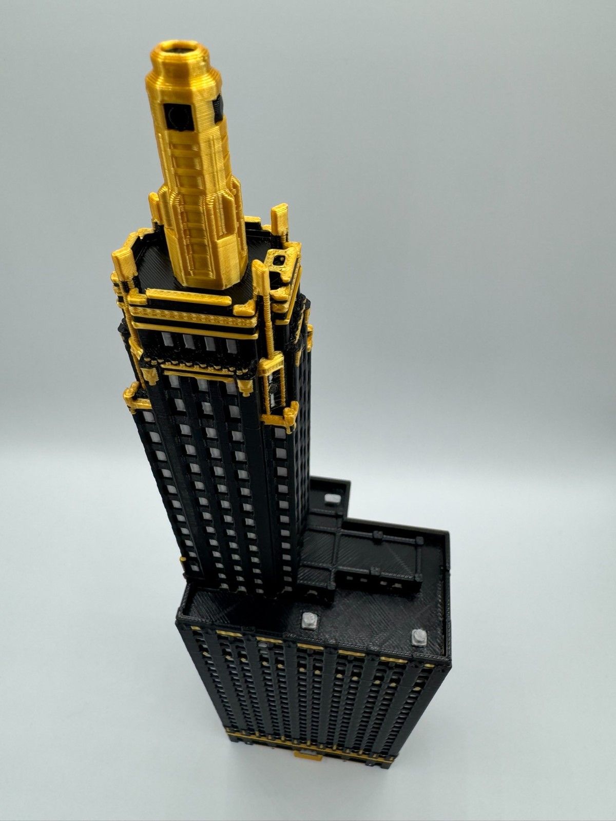 Carbide and Carbon Building Model- 3D Printed Full Color
