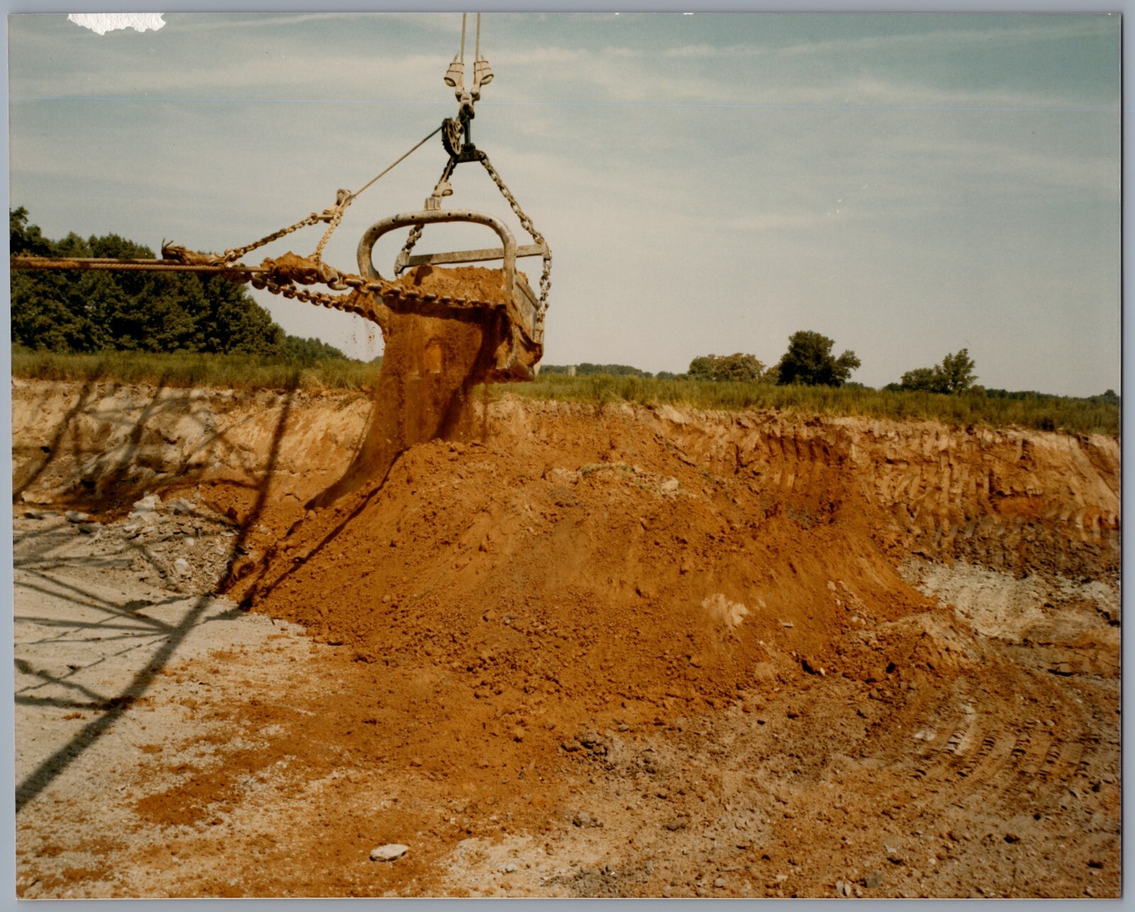1971 Peabody Coal Company Universal Mine Indiana 8x10 Photo Dragline 7601