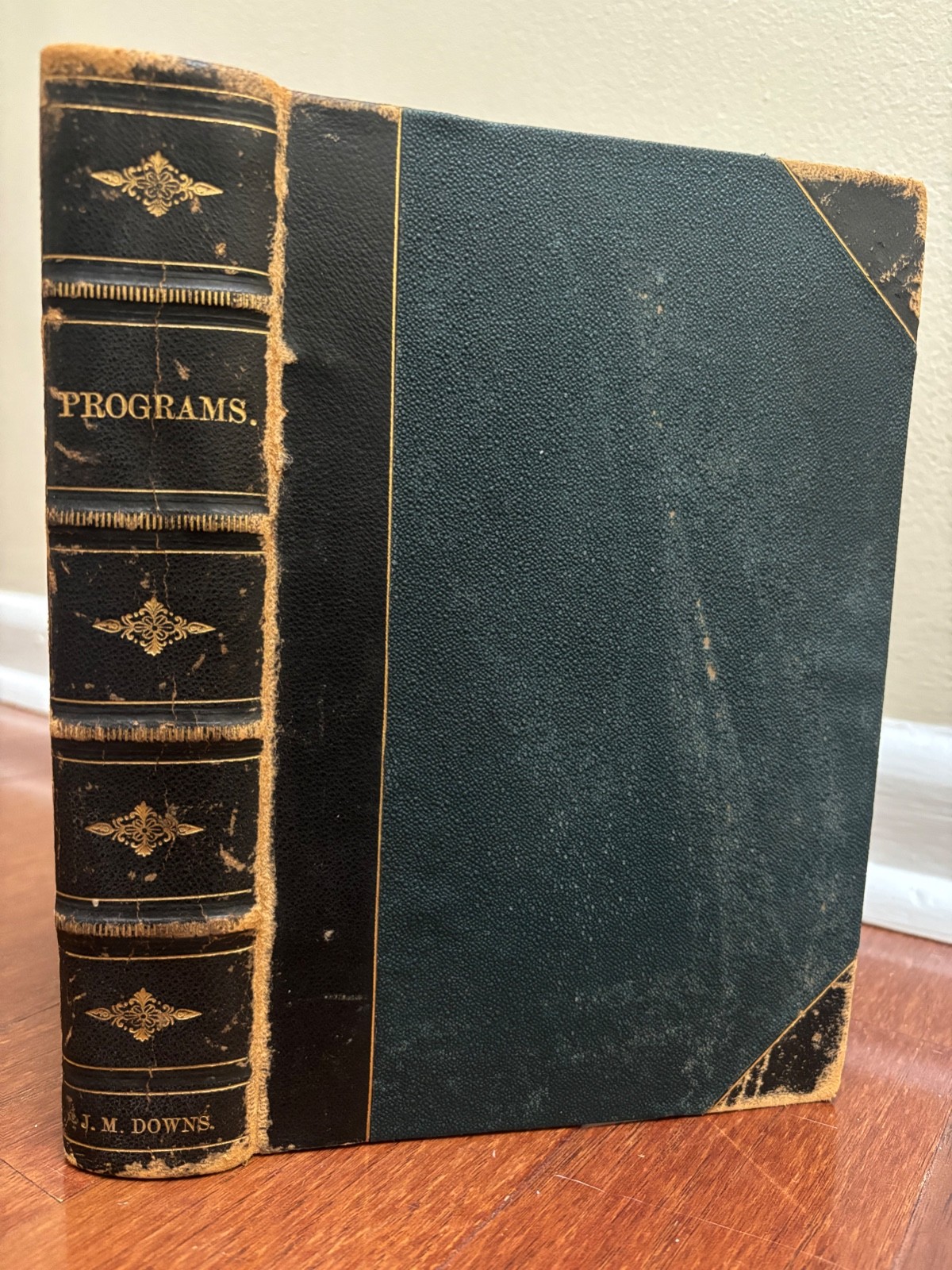 ANTIQUE THEATRE PROGRAMS 1901-1905 - 45 BOUND IN A BOOK MANY THEATRES BARRYMORE