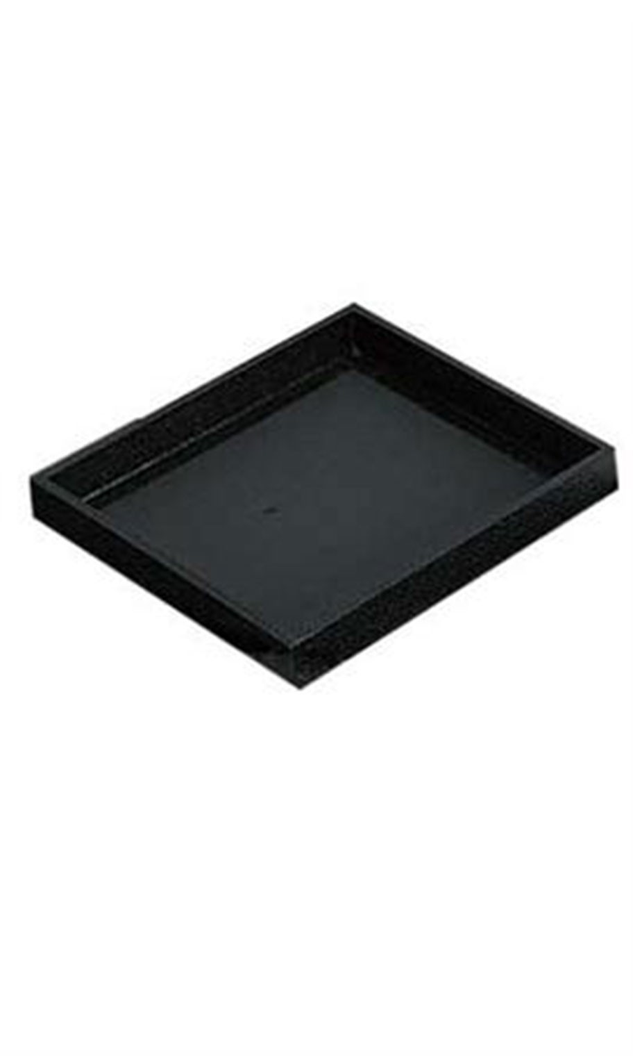 Small Black Faux Leather Open Top Tray - Pack of 25