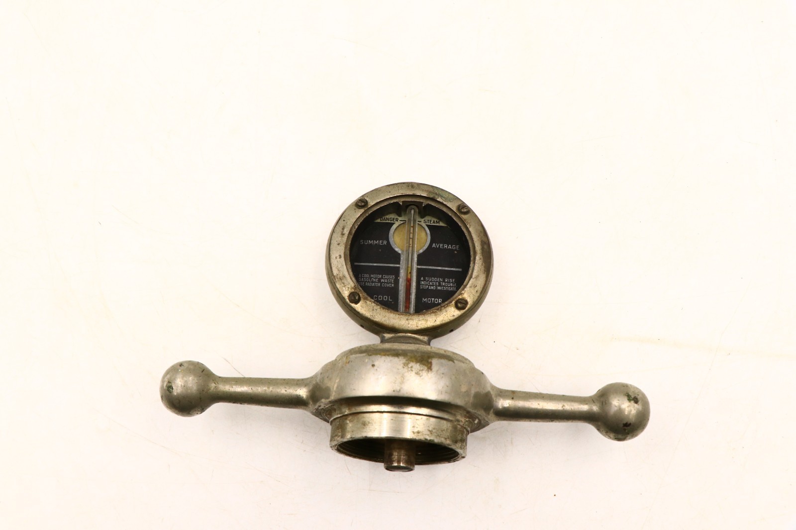 Antique Boyce MotoMeter Universal Model Dog Bone Radiator Cap Gauge Condition!!!