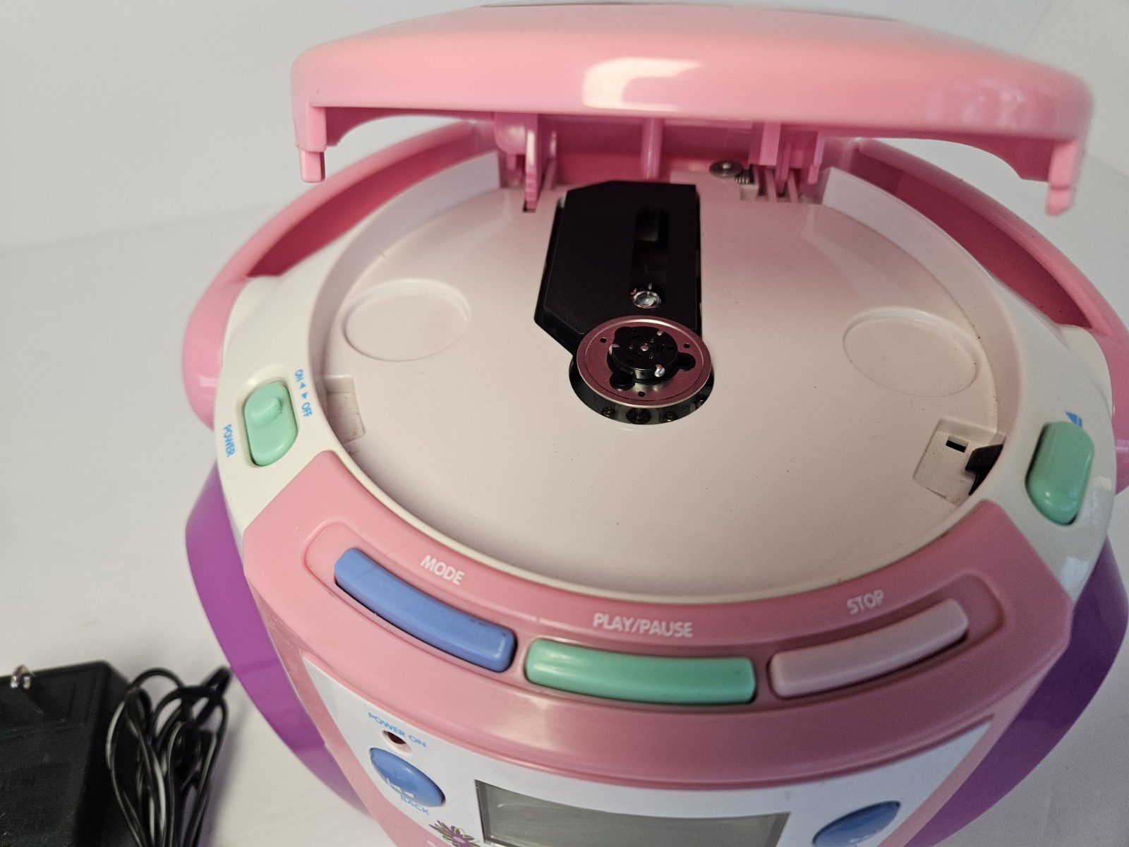 Vintage 2003 Barbie Mattel Karaoke Sing With Me CD Player WORKING TESTED