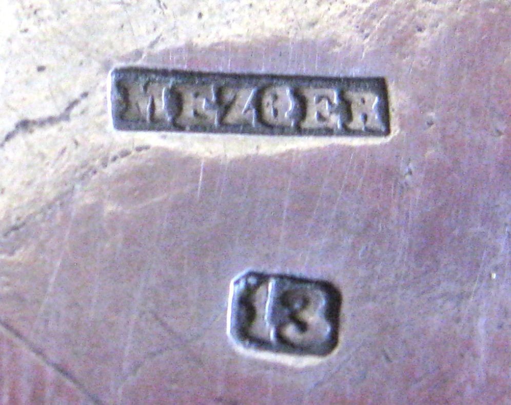 Silver Mint Julep Cup ..hand made by MEZGER. Weighs 4.97 Troy Ounces