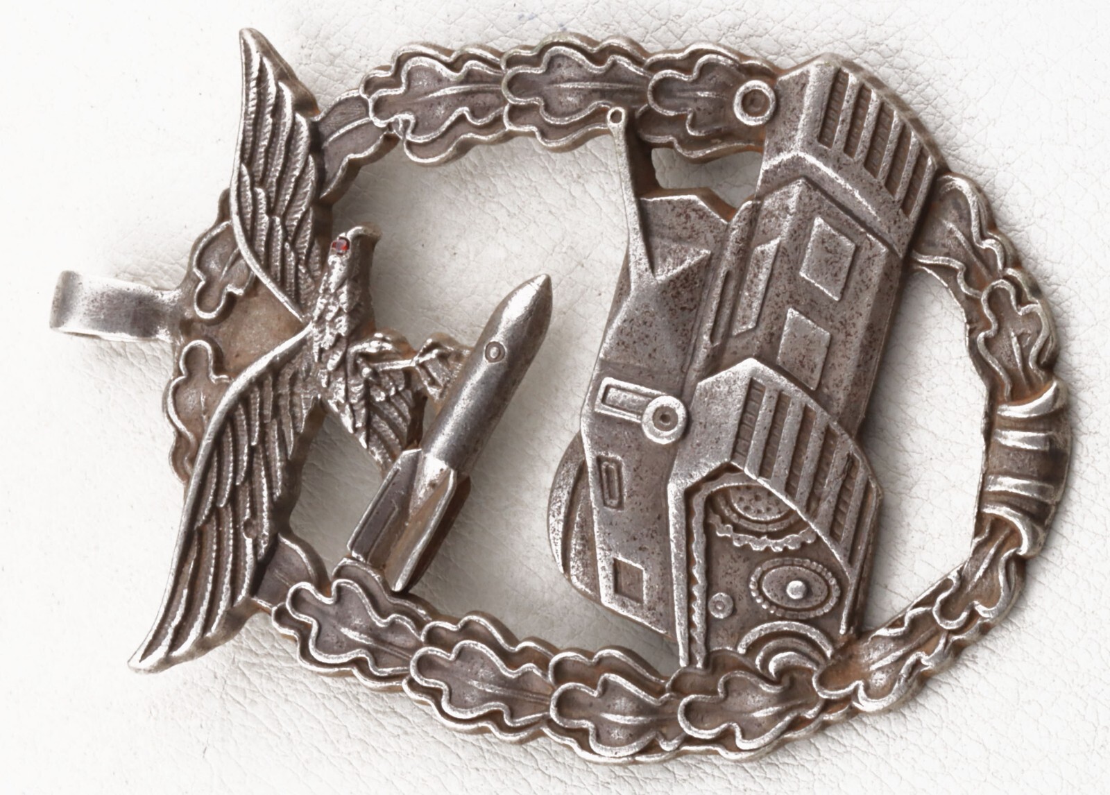 German pilot pendant 800 Silver WW2 Bomb Luftwaffe Tank WWII Wehrmacht Tank Eagl