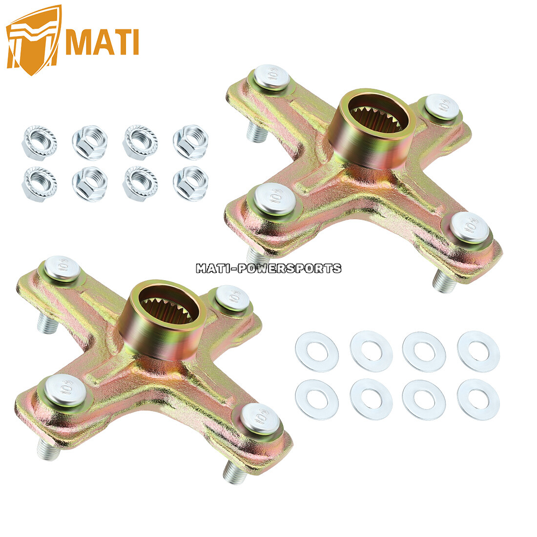 Qty 2 for Yamaha Rear Axle Wheel Hub 1991-2006 Banshee YFZ 350 1PE-F53K0-00-00