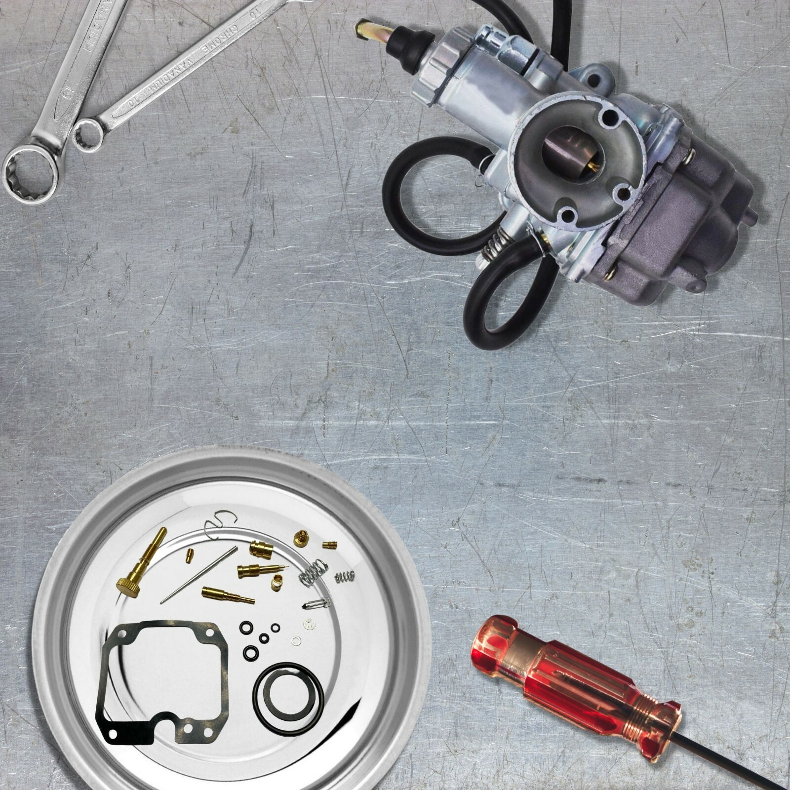 Yamaha Timberwolf 250 YFM250 - Complete Carb Kit - Carburetor Rebuild Valve SET