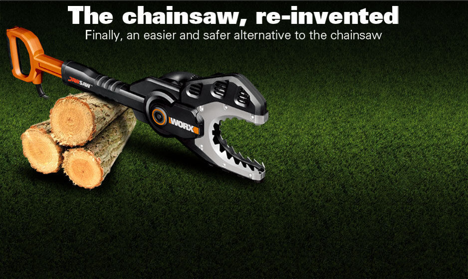 WORX WG307 JawSaw 5 Amp Electric Chainsaw with Auto-Tension