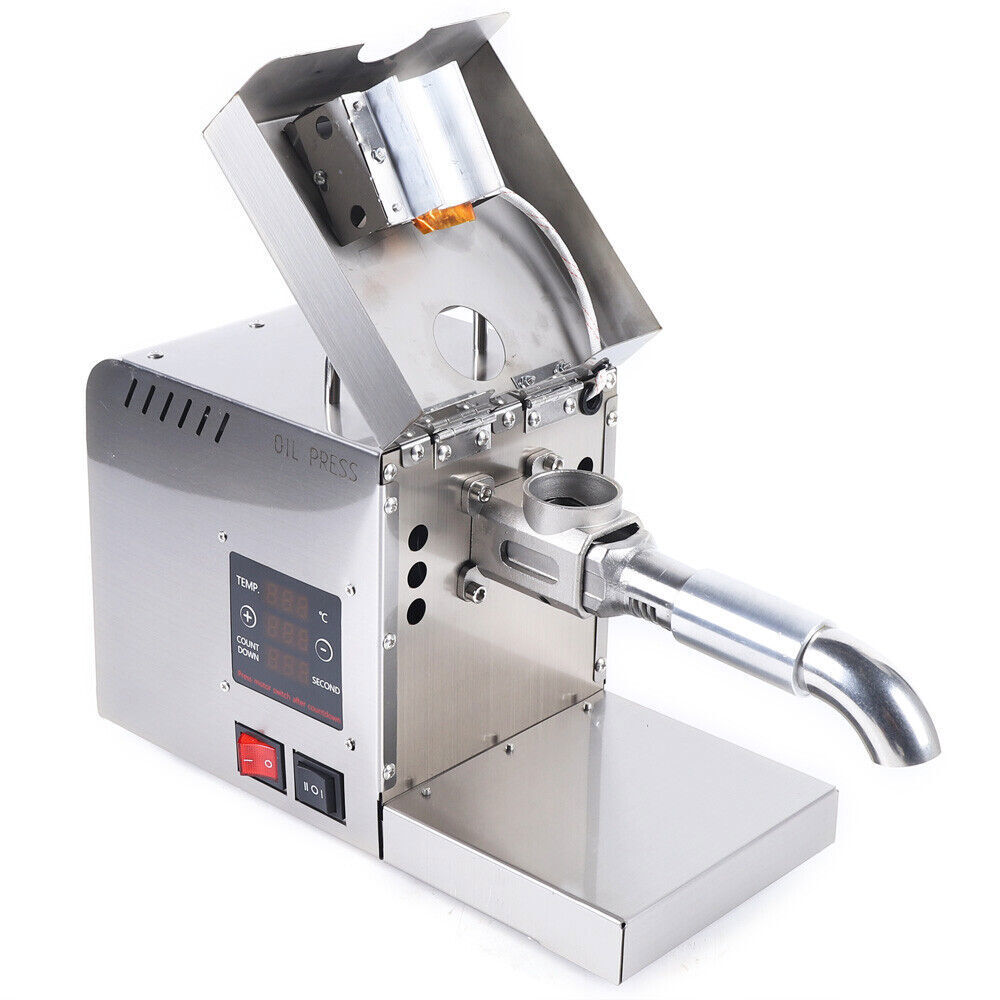 Oil Press Machine Automatic Oil Extractor Hot Cold Oil Presser Stainless Steel