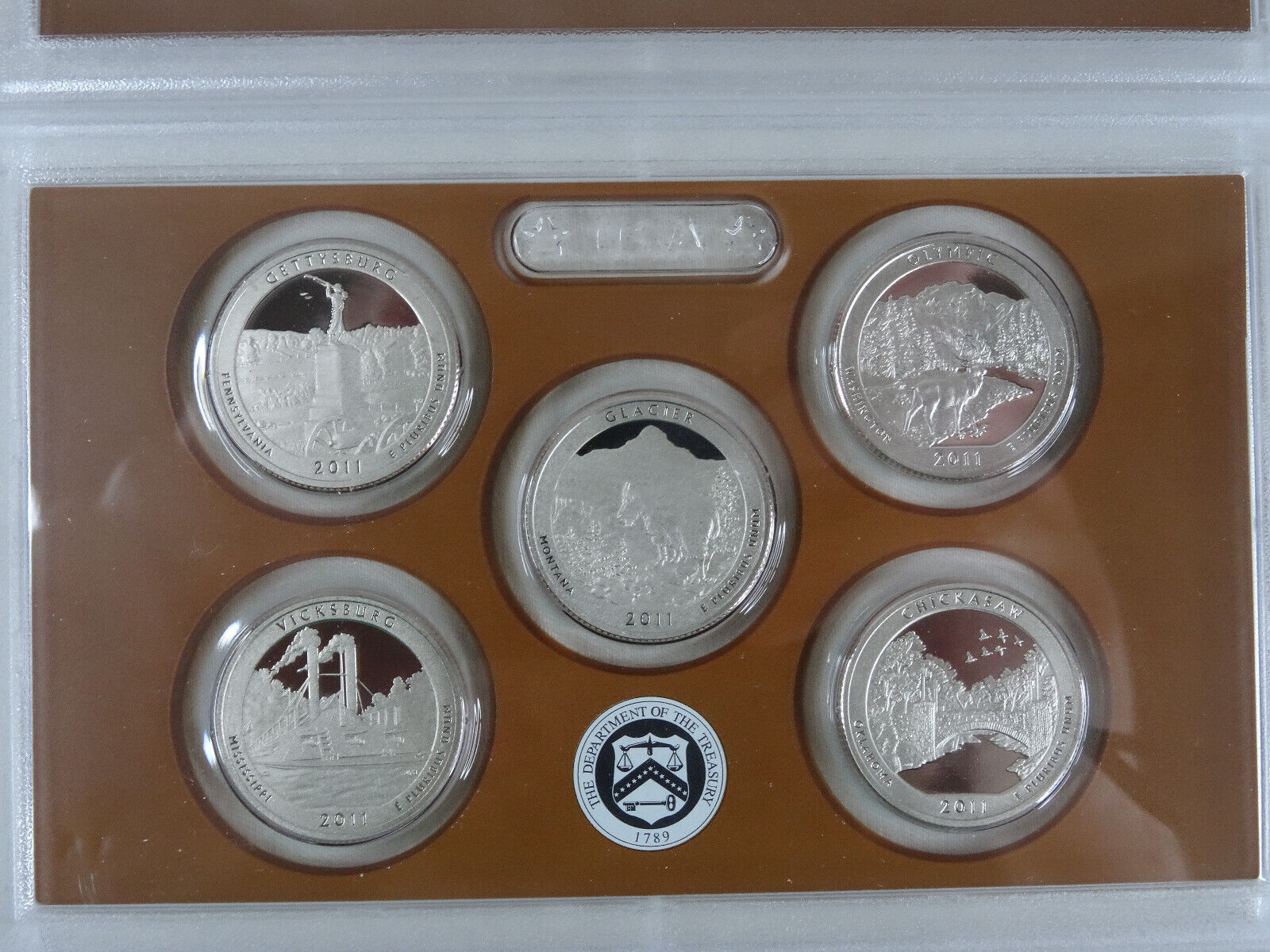 2011-S United States Mint Proof Set with COA & Box 14 Coins