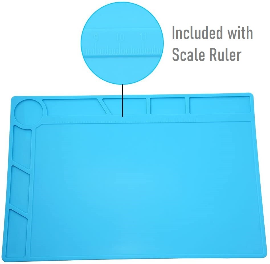 Anti-Static Heat Insulation Silicone Soldering Repair Mat Phone PC Work Desk Pad