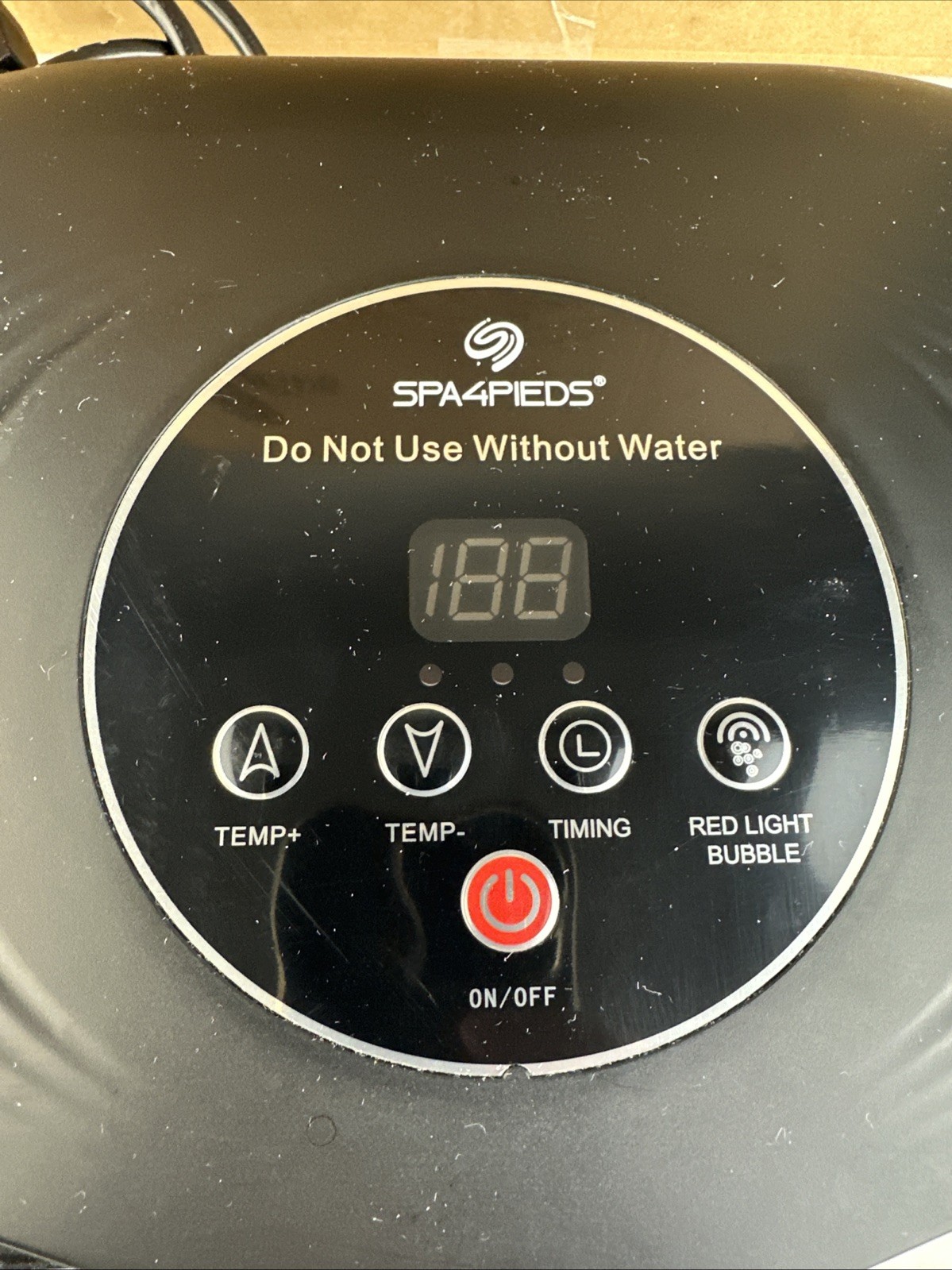 Collapsible Foot Spa with Heat, Bubble, Red Light & Temp Control - Foot Bath