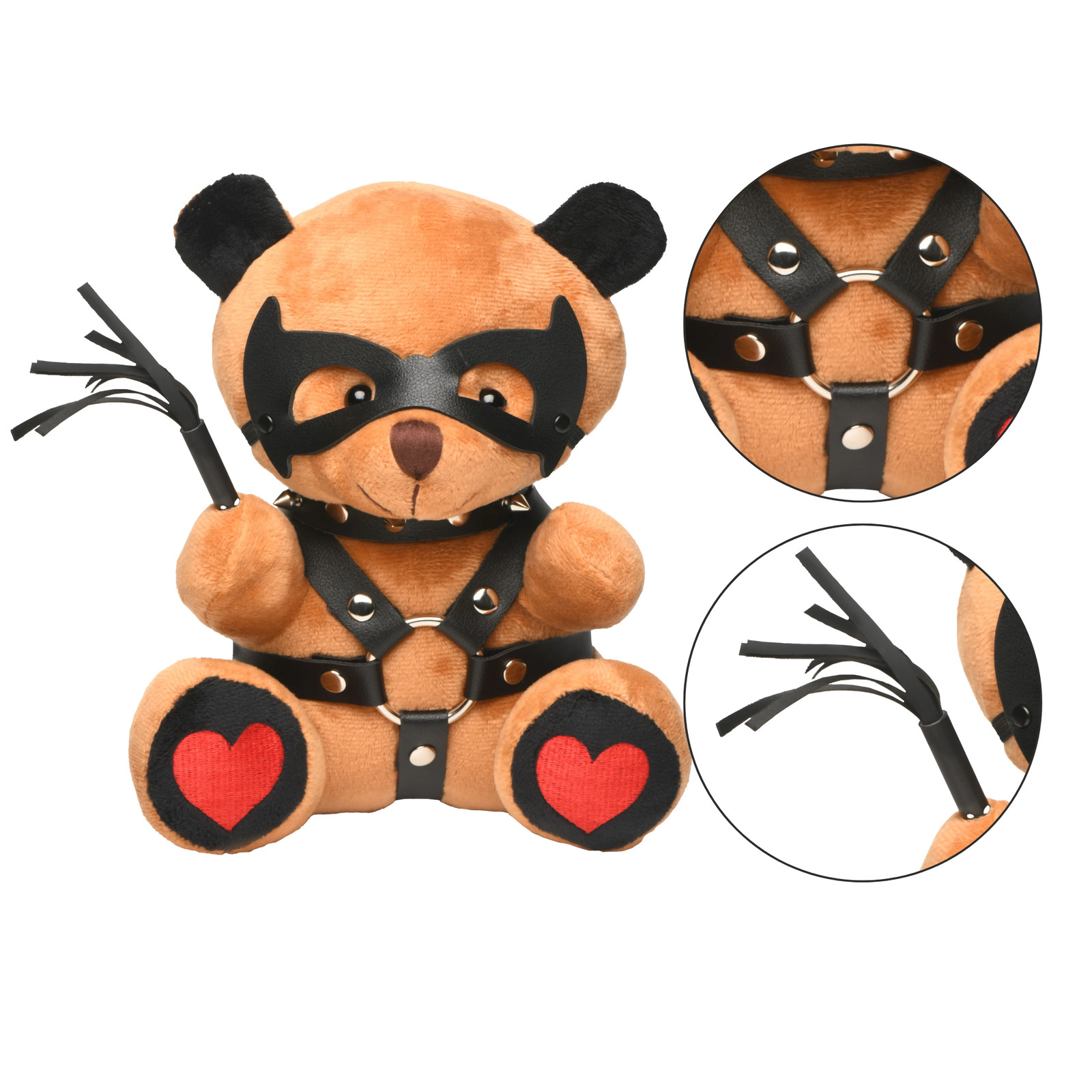 Bachelorette Dom Teddy Soft Plush Bear Naughty Fun Gag Gift Novelty Item