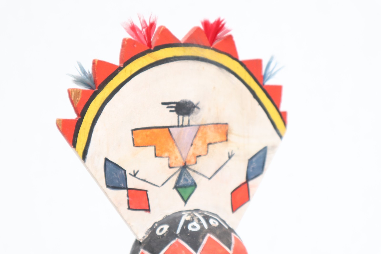 Antique Hopi Kachina LARGE 13.5 inch doll Devil Dancer Vintage