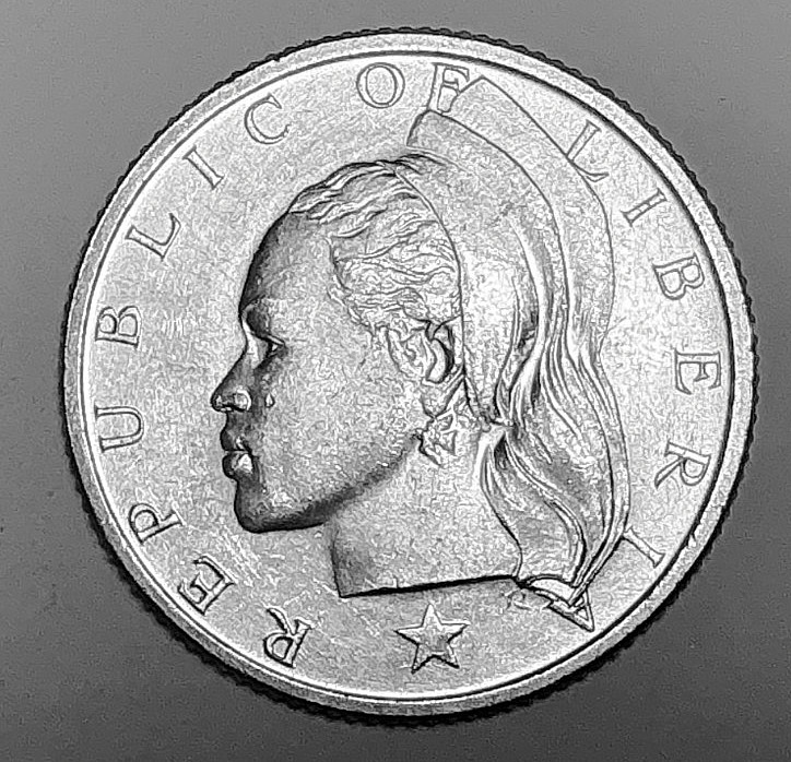 1961 Liberia 25 Cents KM# 16 90% Silver Republic of Liberia Philadelphia Mint