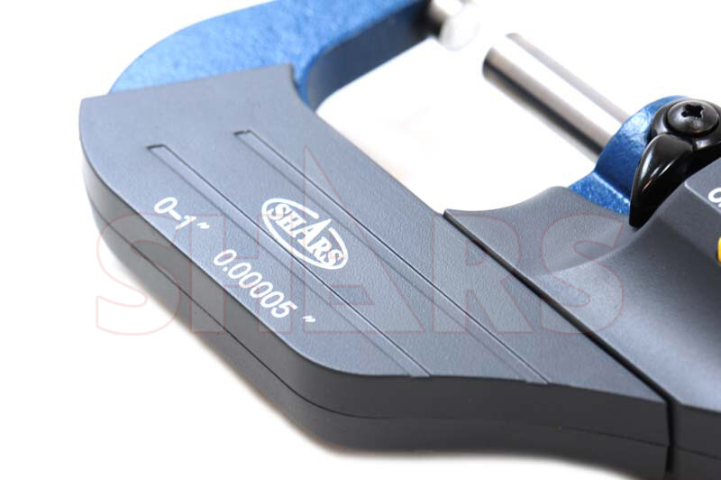 SHARS 0-1" 0.00005" Digital Electronic Outside Micrometer Carbide Tip 0-25mm P]